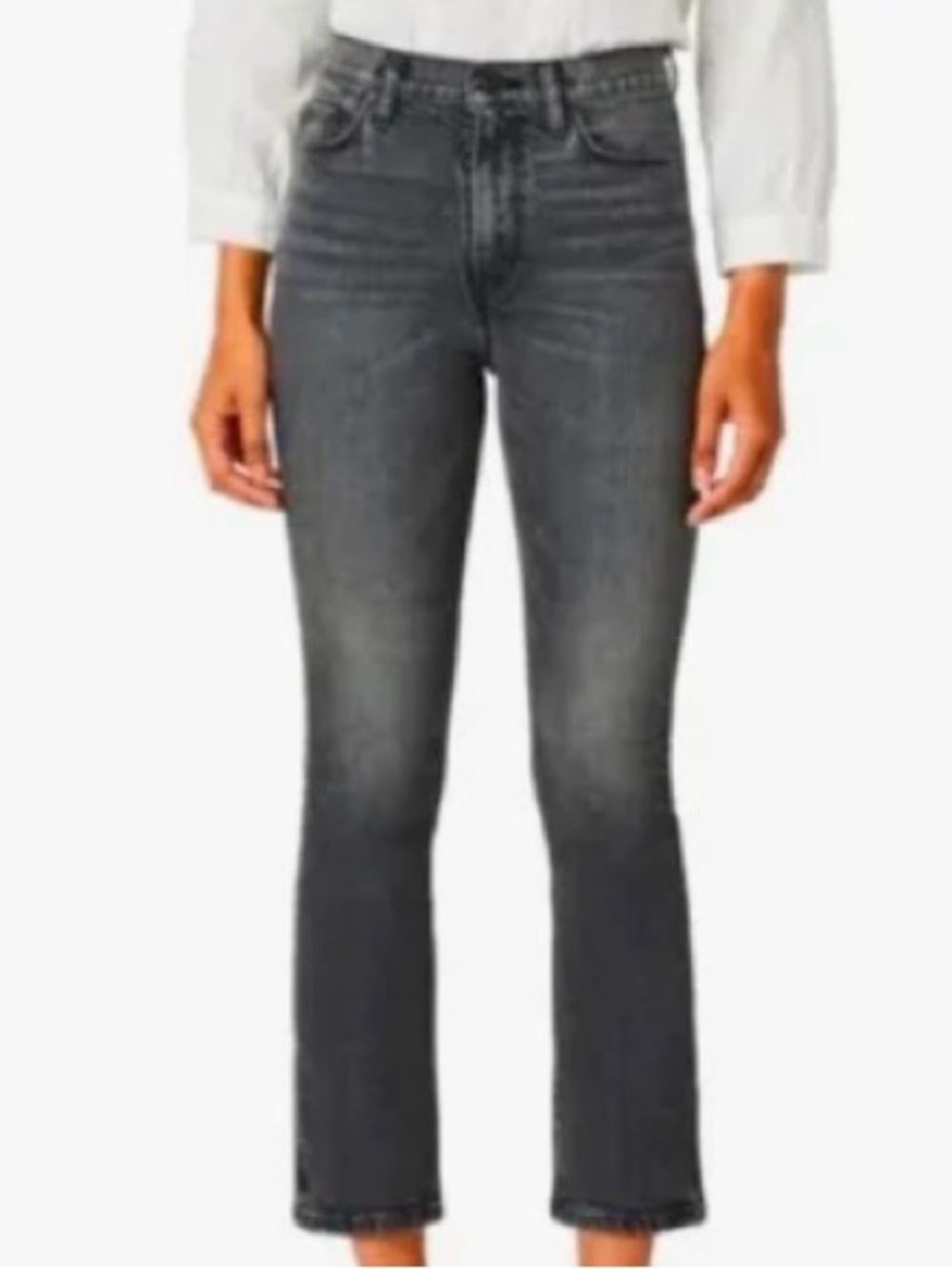 Hudson Jeans High-Rise Holly Boot Jeans - Gray Wash